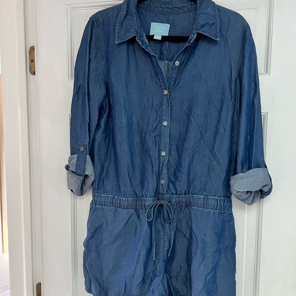 CeCe denim romper